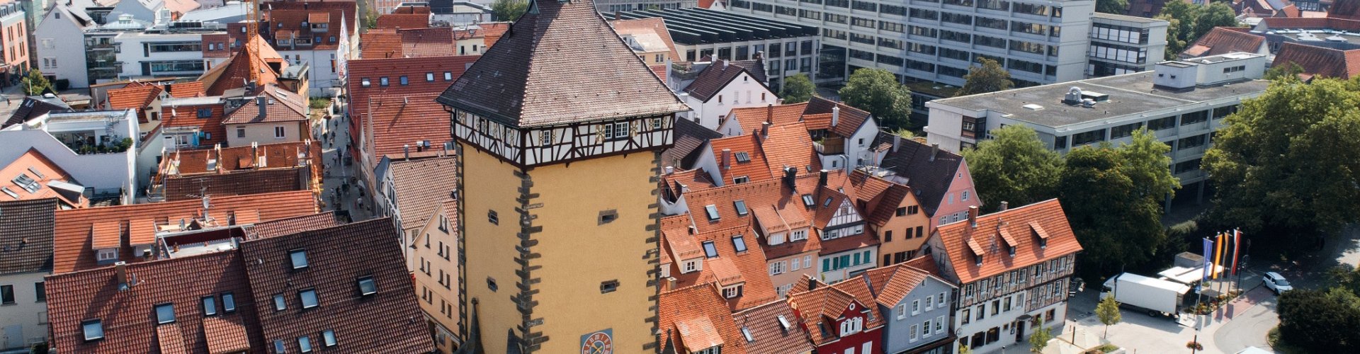 Scenic landscape view near Reutlingen