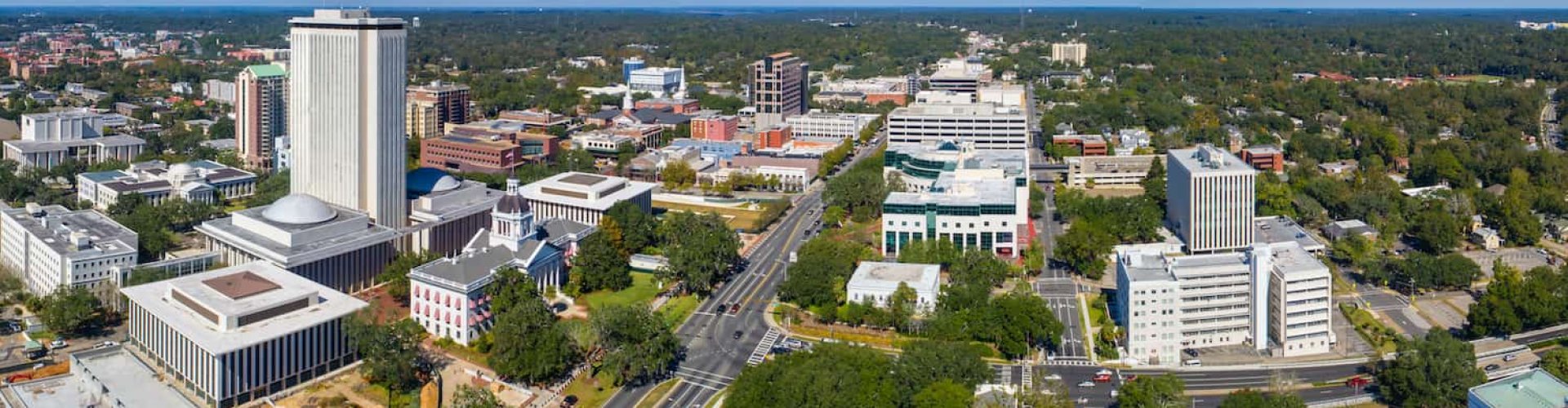 Tallahassee skyline at sunset