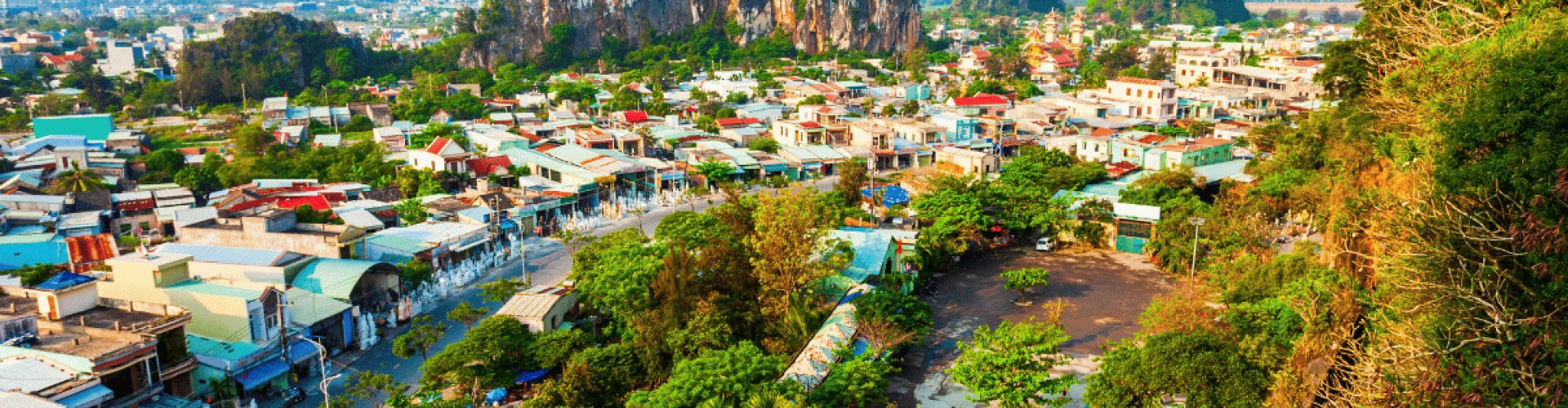 Sunset over Da Nang skyline