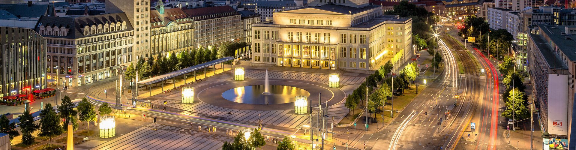 Leipzig cityscape landscape