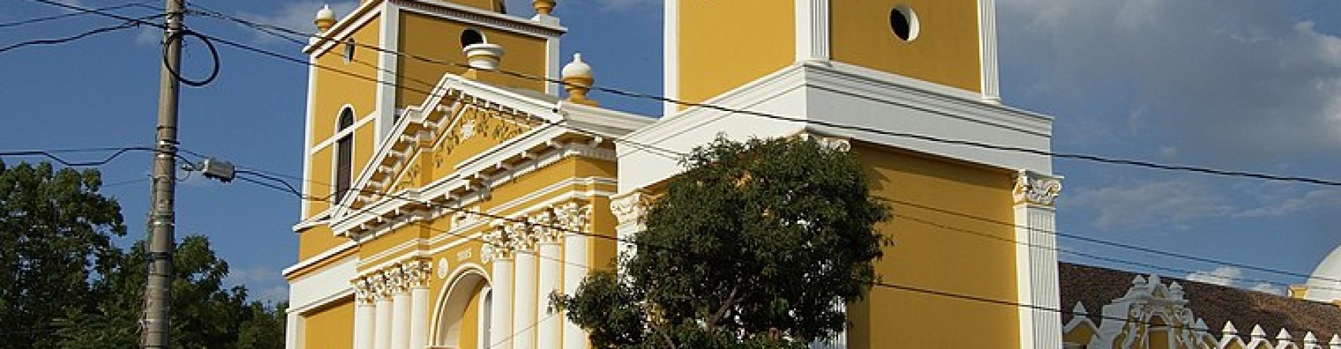 Chinandega cityscape at sunset