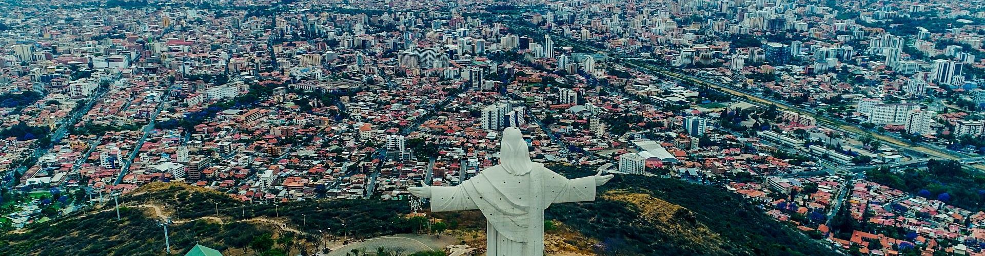 Scenic landscape of Cochabamba, BO