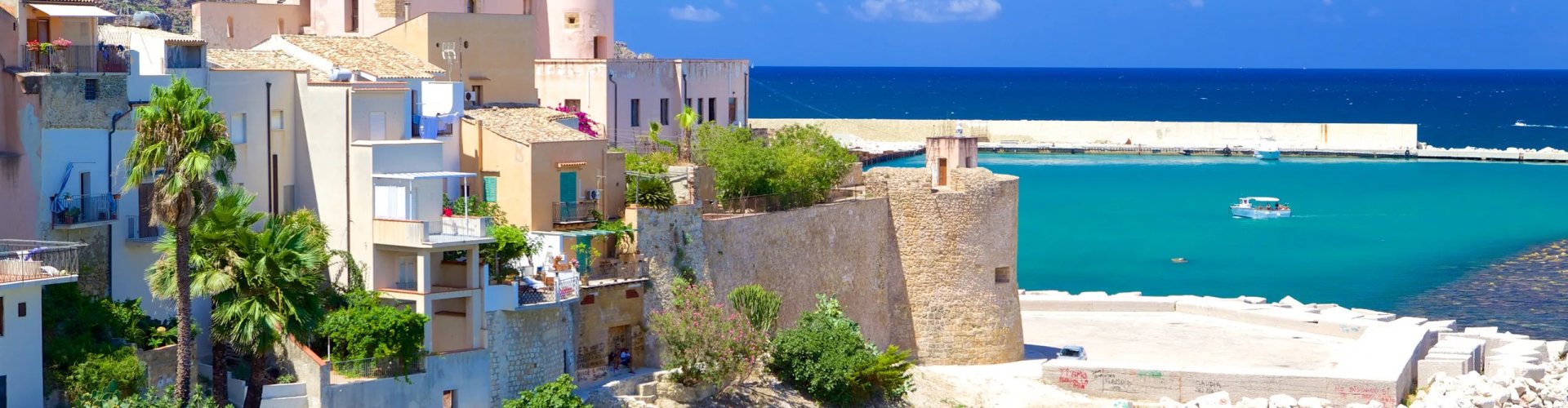 Coastal view of Castellammare del Golfo