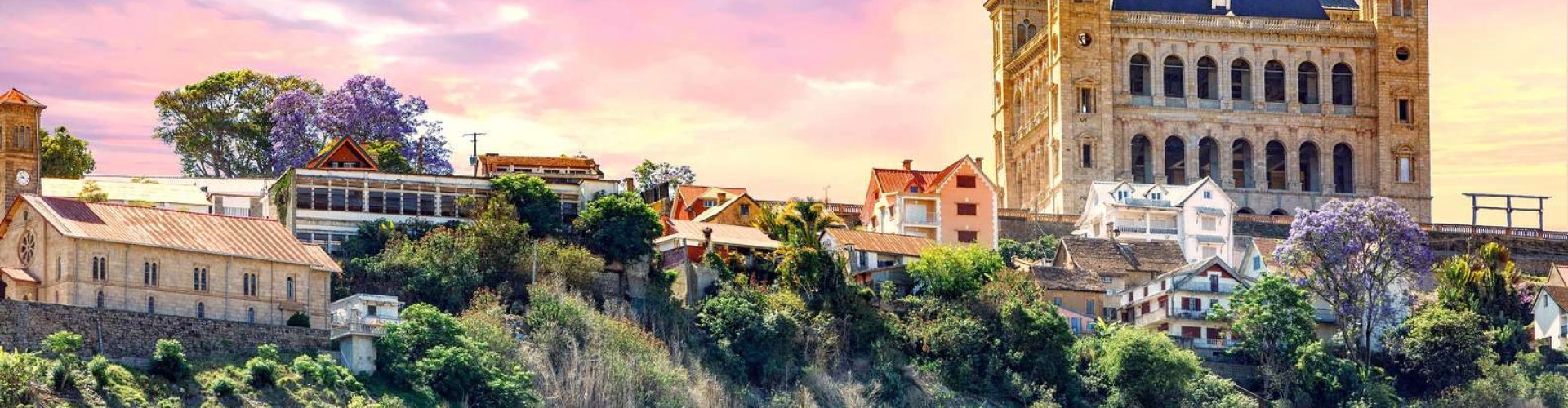 Scenic view of Antananarivo skyline