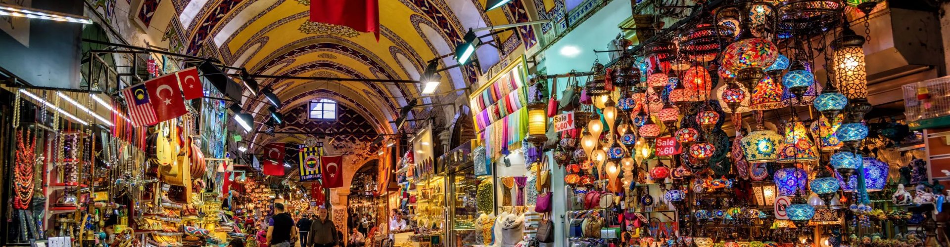 Istanbul cityscape at sunset