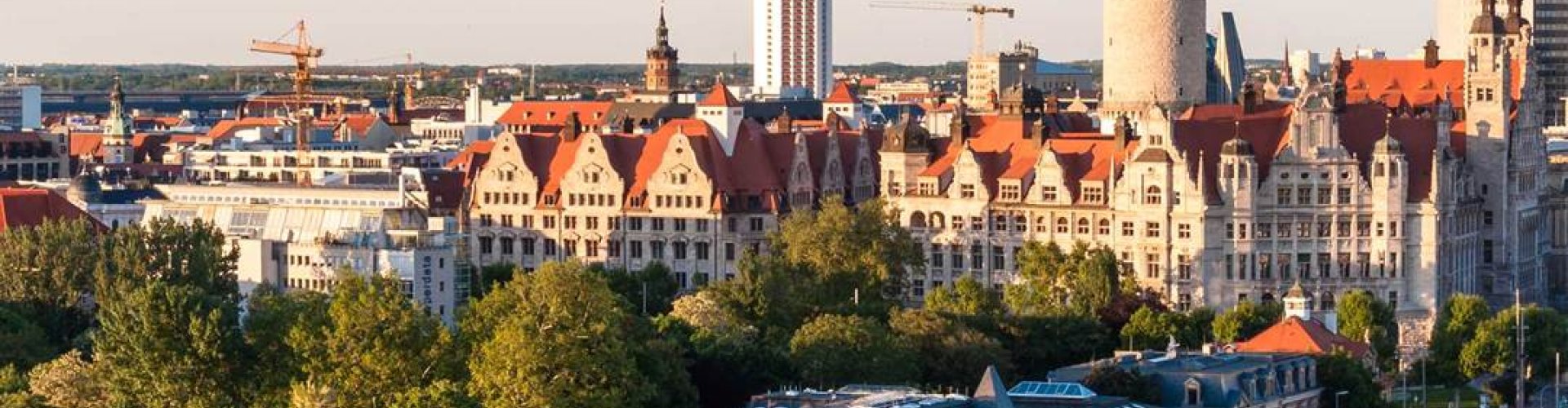 Leipzig cityscape landscape