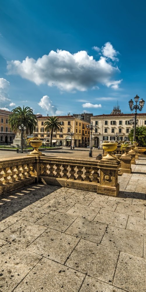 Neighbourhood view in Sassari, IT