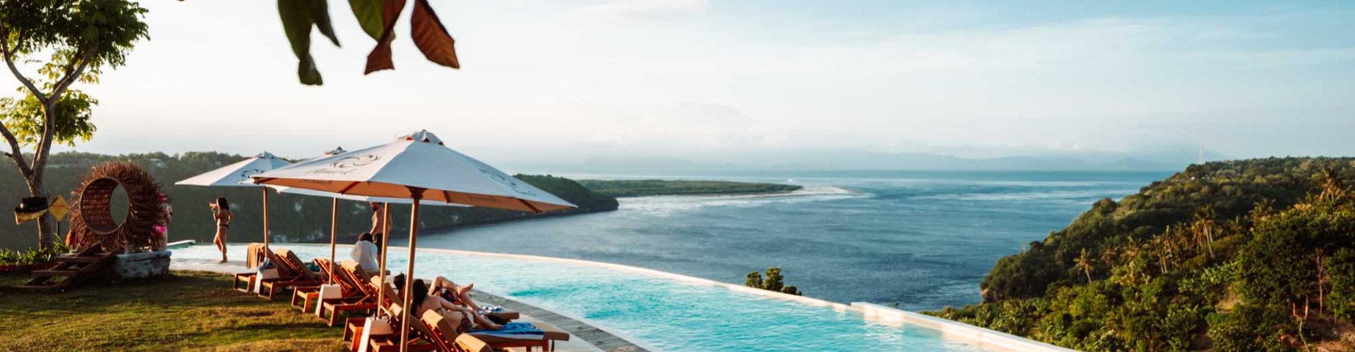 Beautiful residential apartment area in Bali