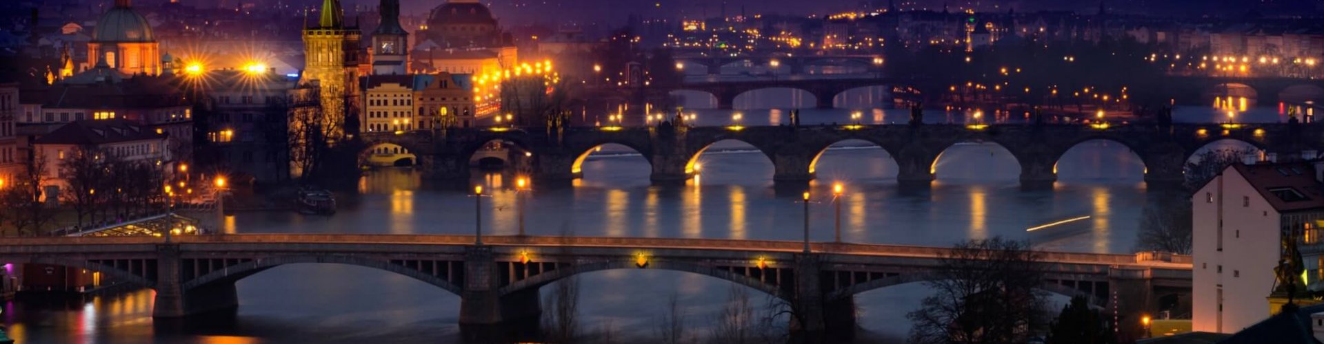 Scenic Prague view